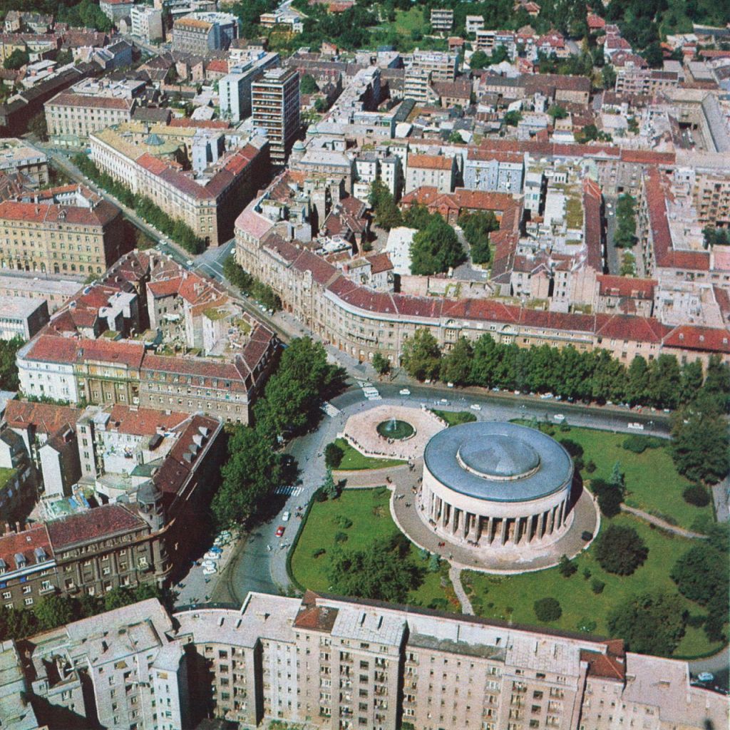 Trg žrtava fašizma, oko 1967. godine